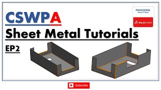 CSWP Advance Sheet Metal sample question | CSWPA-SM | EP - 2