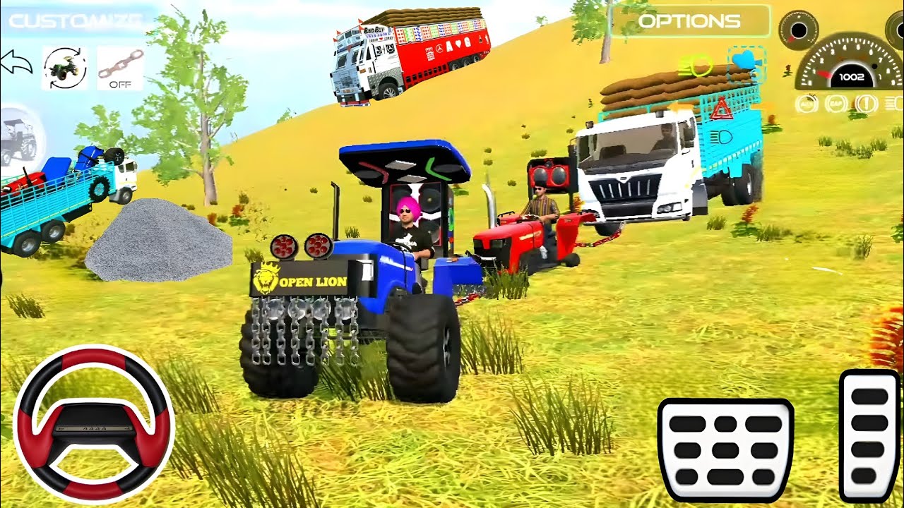 Drive 3Track with full loaded and heavy loading challenge in game 🔥 