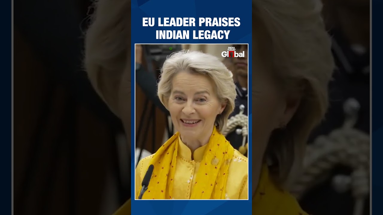 Ursula von der Leyen Praises India’s Ancient Wisdom and Tagore’s Lasting Influence