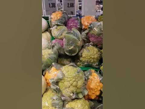 Италия, капуста романеска, cavolo romanesco. - YouTube