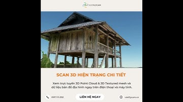 Vietflycam | Scan 3D hiện trạng chi tiết chính xác mọi ngóc ngách và trên bề mặt #vietflycam #flycam