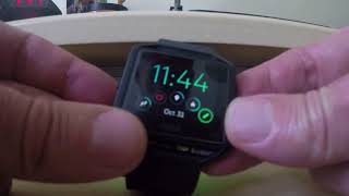 turn off fitbit blaze manually