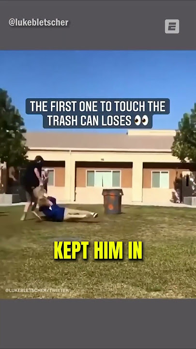 Don’t Touch The Garbage Can 😅