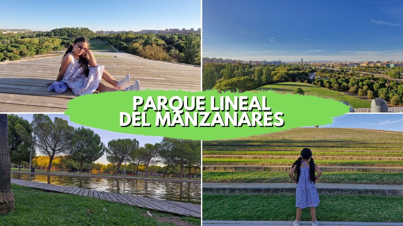 ASI ES EL PARQUE LINEAL DEL MANZANARES - YouTube
