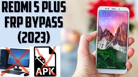 Redmi 5 plus frp bypass (2023)|| (google account unlock with pc) (Miui 10)