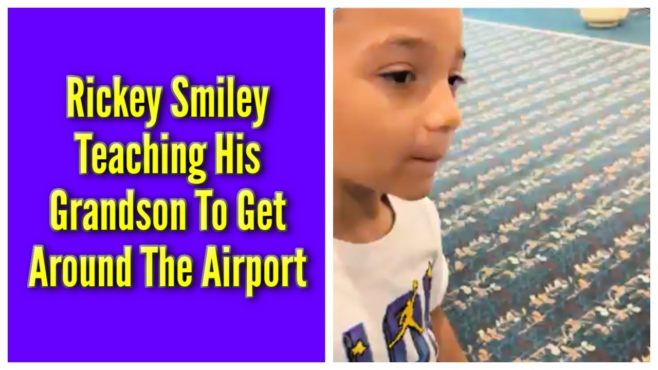 Teaching My Grandson How To Around The Airport