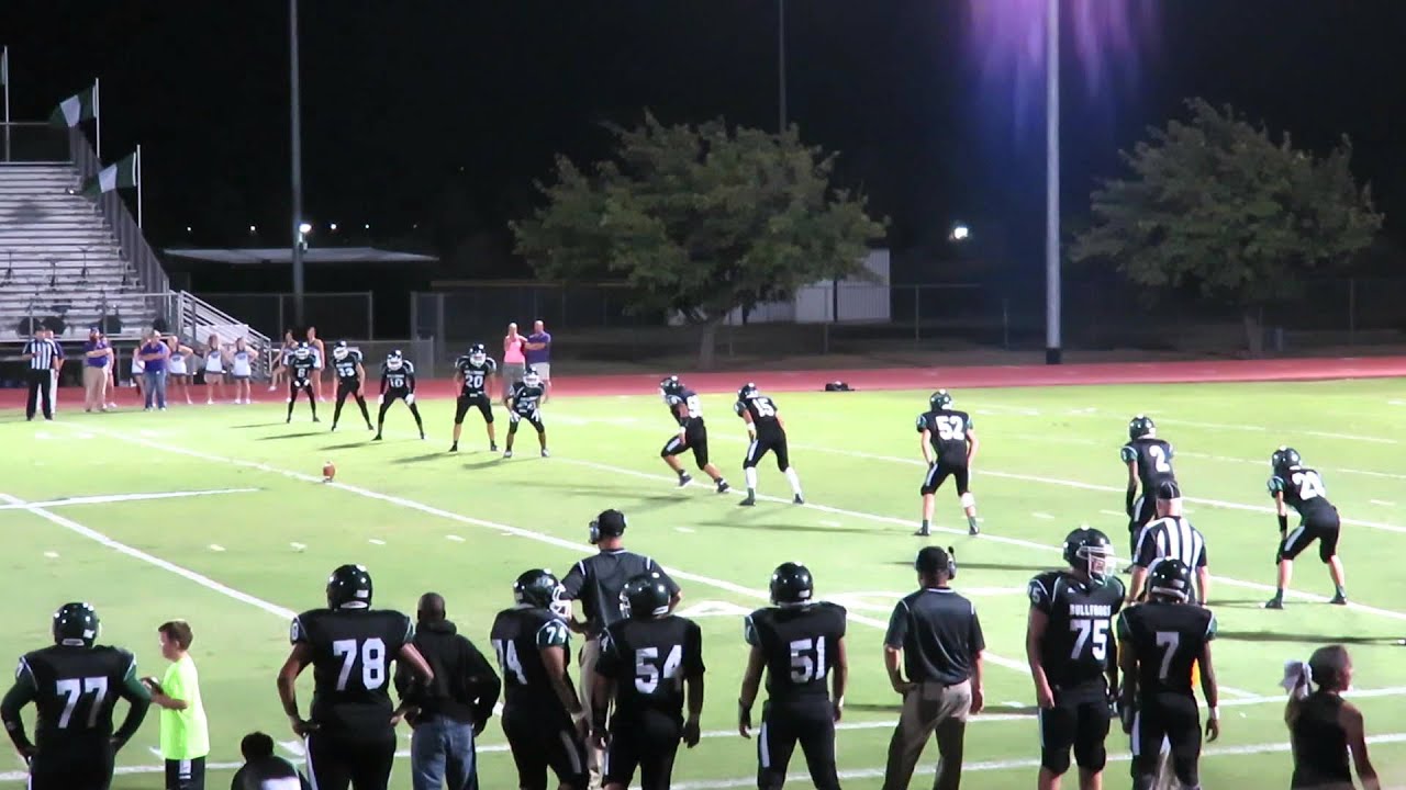 020 Andres' football game vs Godley. Lake Worth won 3221. 9/18/2015