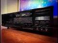 Teac r 606x rare 1986 vintage auto reverse stereo cassette deck