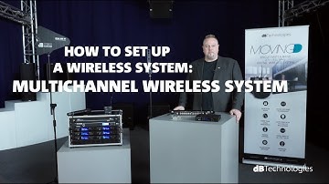How to set up a wireless system:  Multichannel wireless system (ENG)