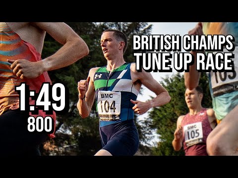 I Ran a 1:49 800m as a Tune Up Race for British Champs