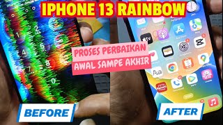 IPHONE 13 RAINBOW SCREEN REPAIR