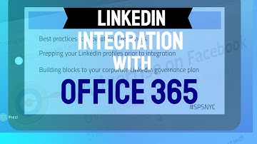 LinkedIn Integration with Microsoft Office 365