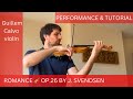 Romance by svendsen  performance  tutorial  guillem calvo violin romance svendsen suzukimethod