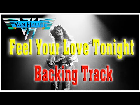 VAN HALEN - Feel Your Love Tonight #guitarbackingtrack #backingtrackrock