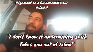 Farid Respond "I don't know if defending shirk takes you out of Islam"