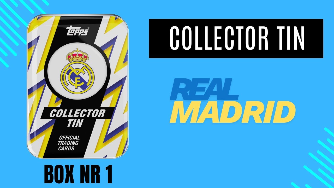 NOWOŚĆ - Collector Tin Real Madrid - BOX nr 1
