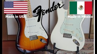 Fender made in Mexico vs USA - Deluxe Roadhouse vs American