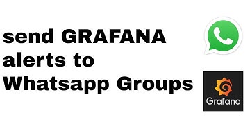 HOW TO: send grafana alerts to whatsapp group. WATCH 2024 VIDEO