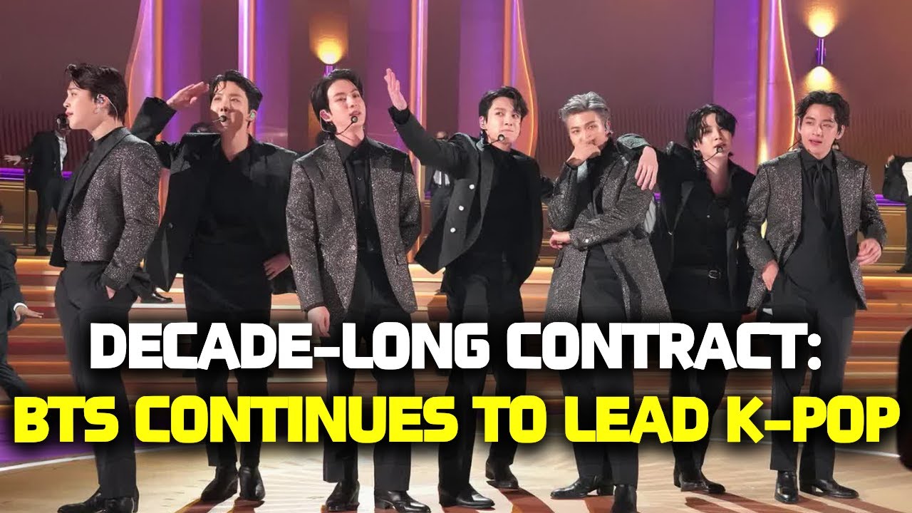 Decade-Long Contract: BTS Continues to Lead K-Pop#bts #RM #Jin #Suga #J ...