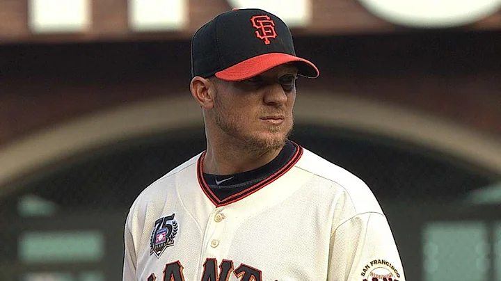LAD@SF: Peavy strikes out five in Giants debut