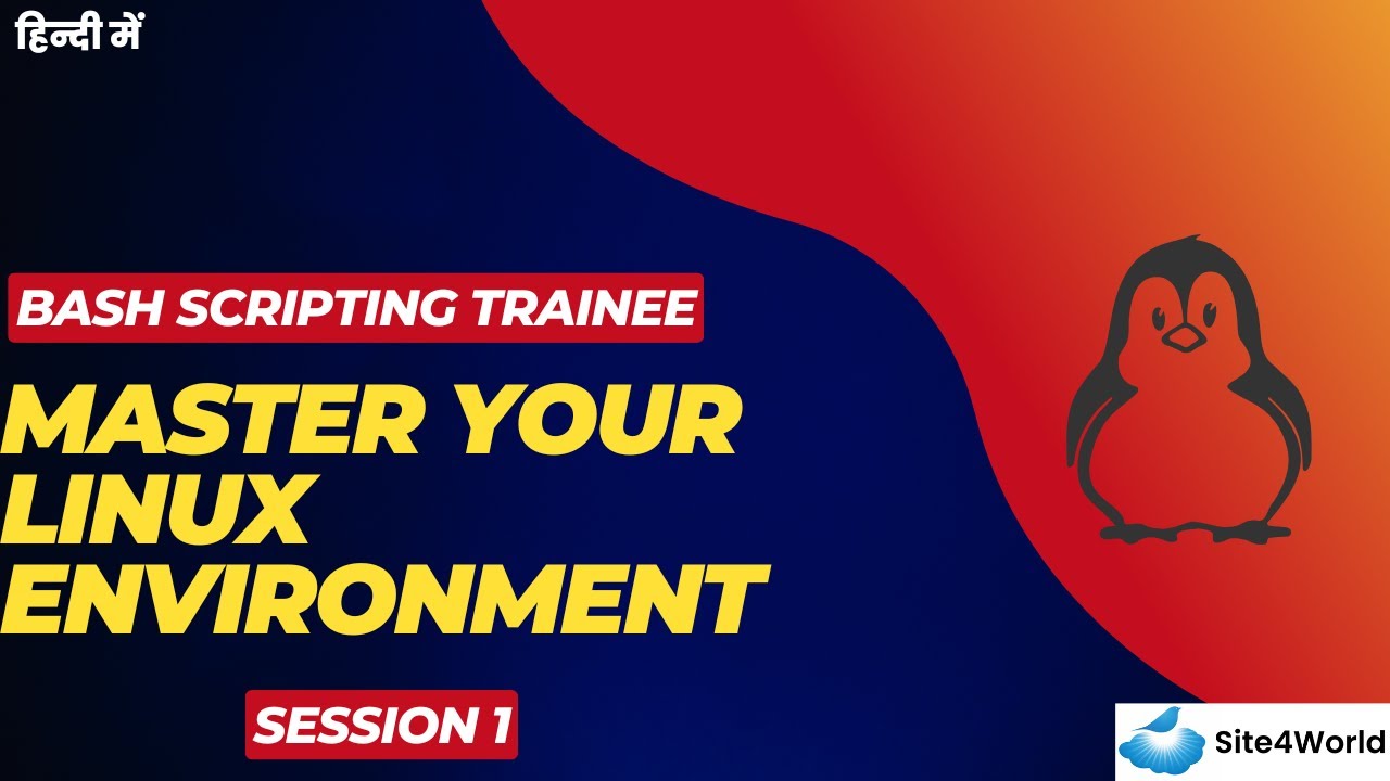 Bash Scripting Trainee Session 1 : Master Your Linux Environment - YouTube