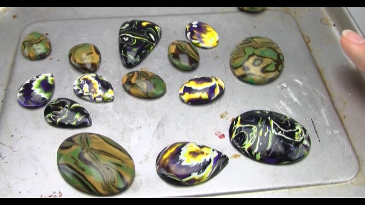 Mokume Gane Polymer Clay Beads and Cabochons Tutorial