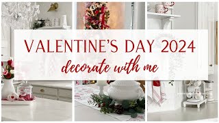 💗 2024 VALENTINE’S DAY DECORATE WITH ME 💗 KITCHEN DECOR IDEAS 💗 VALENTINE’S DAY THEMED TREE 💗