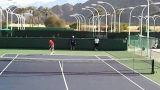 Indian Wells 2011 - Soderling Practice