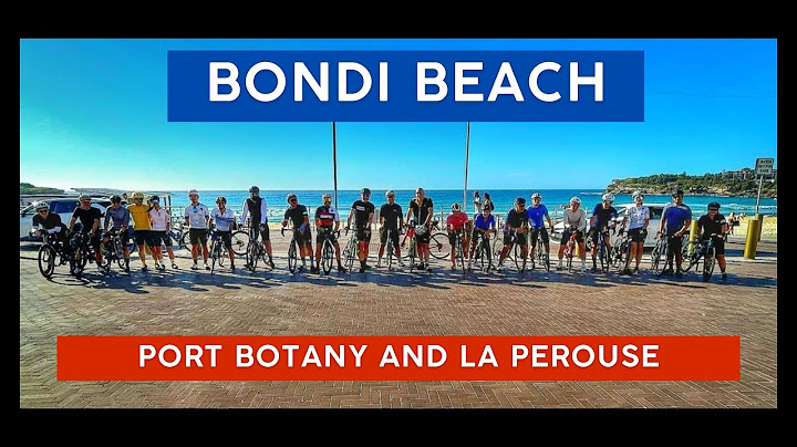 Cycling  through Bondi Beach and La Perouse | Western Sydney Cyclists
