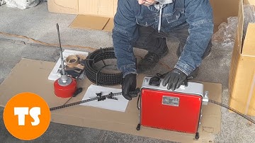 Ⓜ️THE BEST: Drain Cleaner Machine CQ-100 #pipecleaners #draincleaning