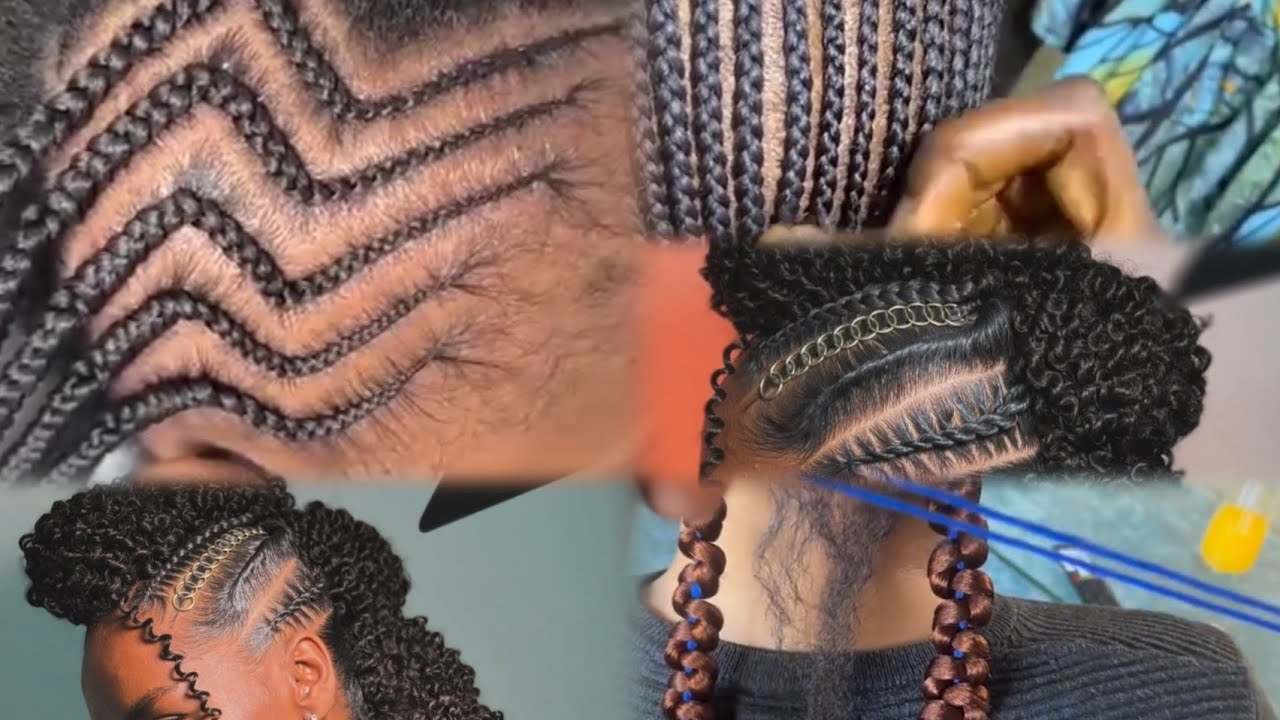 HOW TO: Do the Zigzag cornrow hairstyle cut + how to Snake Braid + Most Viral Hairstyles 