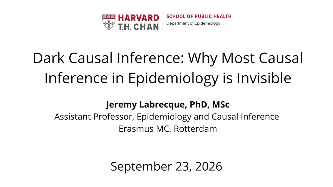 Jeremy Labrecque Seminar, September 23, 2026