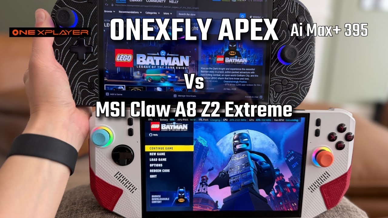 LEGO Batman Legacy of the Dark Knight Onexplayer Apex 395 vs MSI