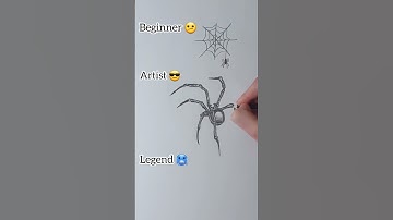 Drawing a spider with web 🕷🕸🎃