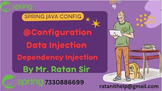 Spring Framework || Session-29  ||Java Based Configuration || Injecting dependent Data || MR. RATAN