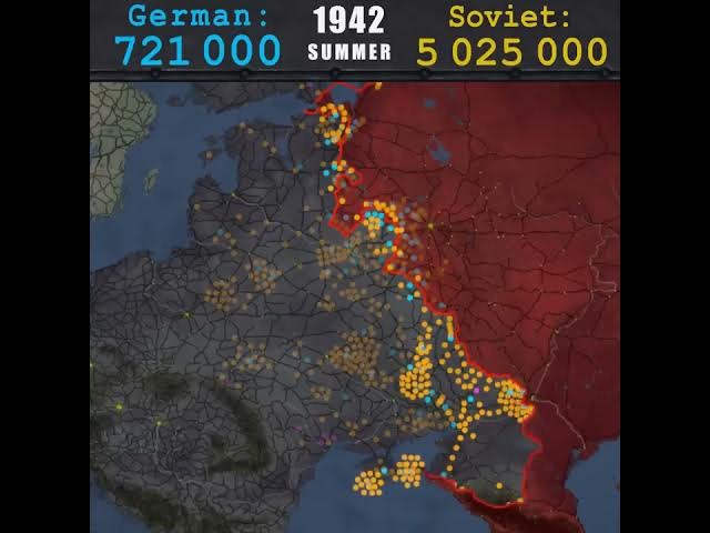 Eastern front losses mapped
