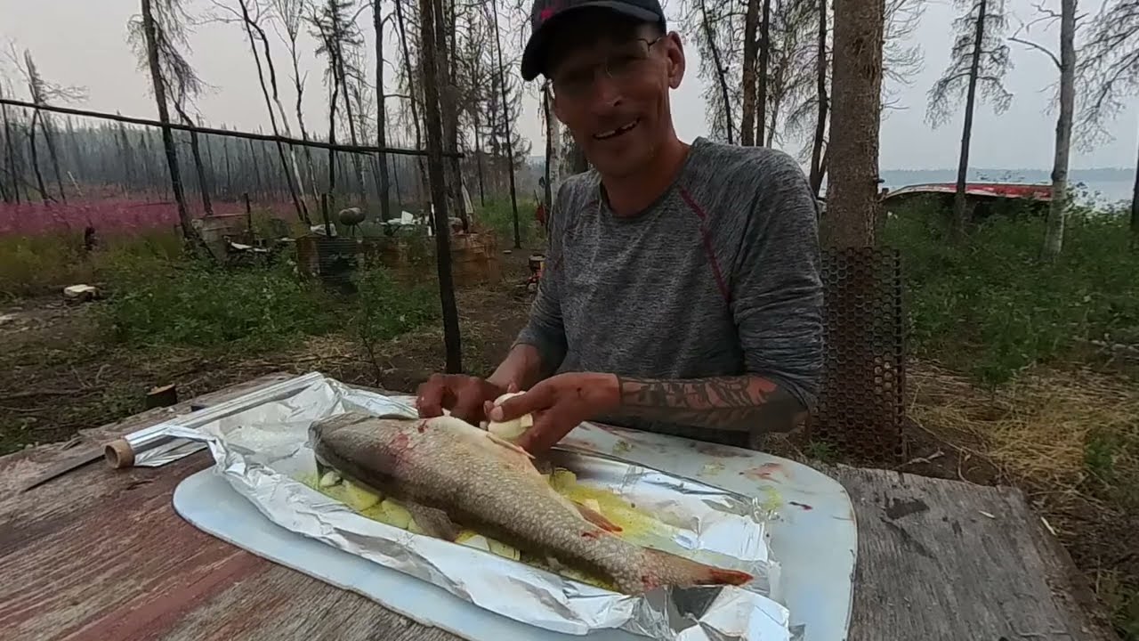 Catch And Cook Trout & onions