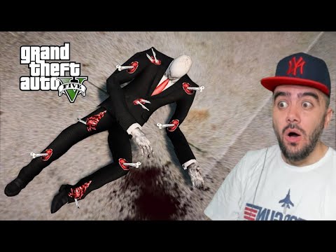 SLENDERMAN NIN BÜTÜN KEMIKLERINI KIRDIM 🦴 - GTA 5 MODS