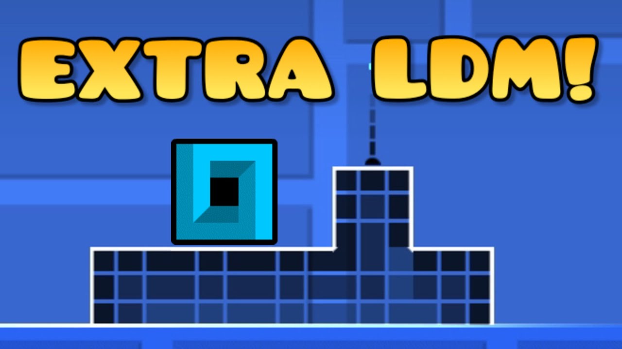 How to get EXTRA LDM in Geometry Dash! | GD Tutorial - YouTube