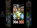 Brazil 2006 Vs 2025 national football team #football #brasil🇧🇷  #kaka #raphinha #brazilfootball