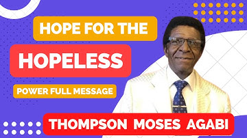 sermon online 2022 | about hope given to the hopeless | Finding Hope in Hopelessness