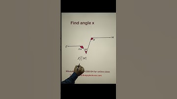 find out angle x   #angle  #geometric #mritunjaylectures  #parallelline #geometrychallenge