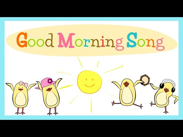 Good Morning Song for Kids (with lyrics) | The Singing Walrus class=