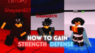 How To Gain More Strength And Defense Fast In Dragon Ball Final Remastered | Roblox