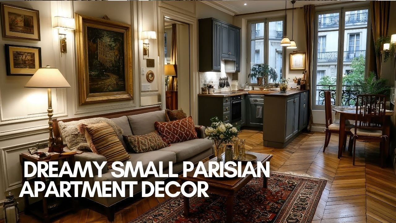 Dreamy Small Parisian Apartment Decor Hacks Elegant Interior Design ...