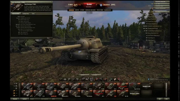 World of Tanks: T110E3 The Bouncing Betty Rhoades....