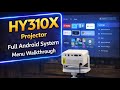 HY310X Projector: Full Android System Menu Walkthrough
