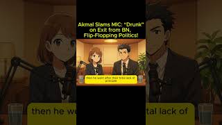 Akmal Slams Mic Drunk On Bn Exit, Flip-Flopping Politics