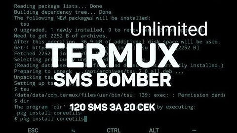 Termux App Using Sms Bombing