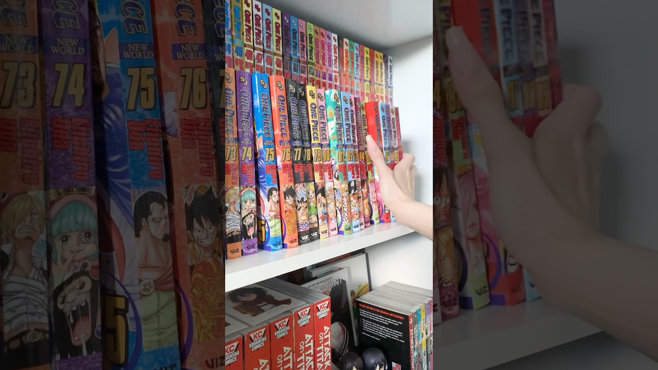 Manga Haul and Shelving My New Volumes | Adding 4 One Piece Box Sets to my Manga Collection!!